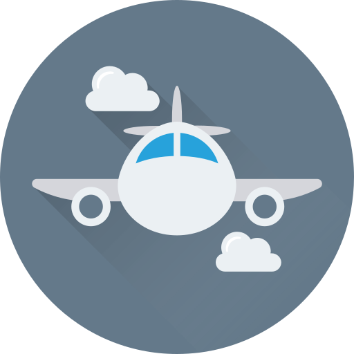 Airplane arriving Generic Flat icon