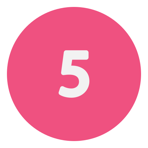 fünf Generic Flat icon