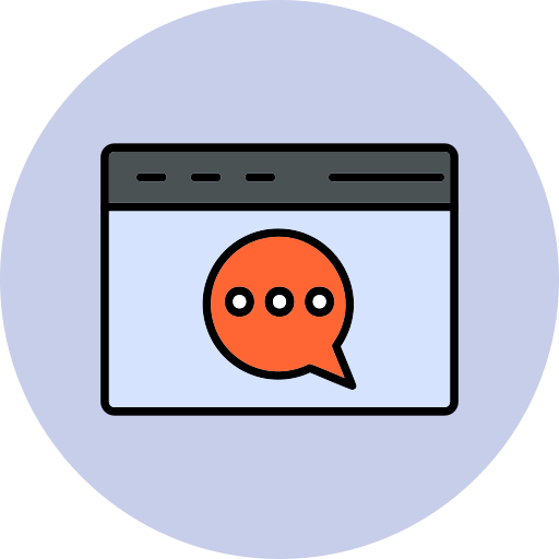 internetchat Generic Outline Color icon