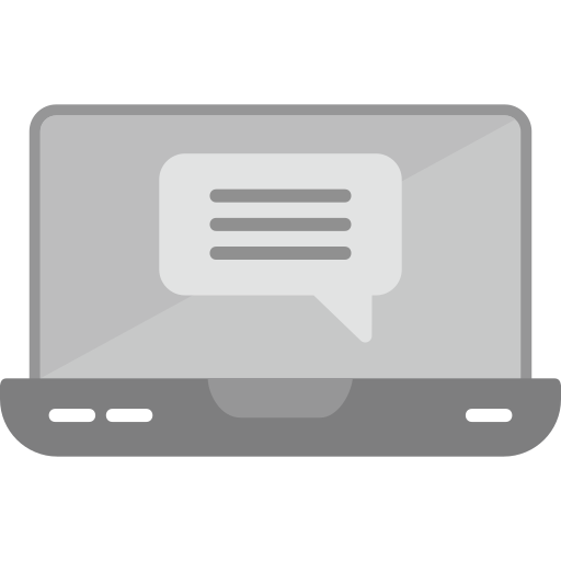 online chat Generic Grey icon