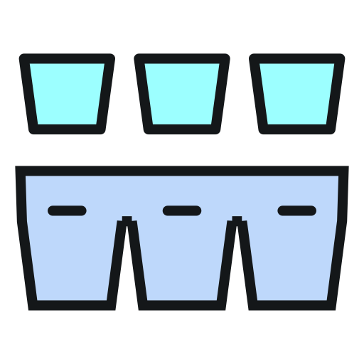 Ice tray Generic Outline Color icon