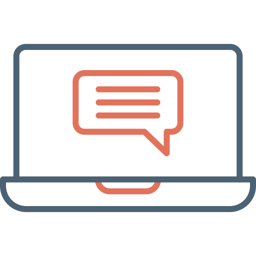 Online chat Generic Outline Color icon