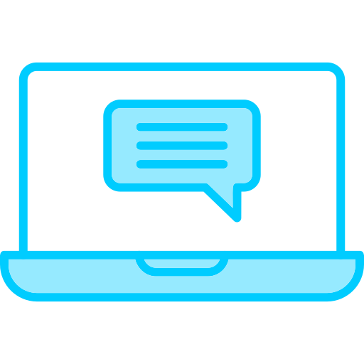 chat en línea Generic Blue icono