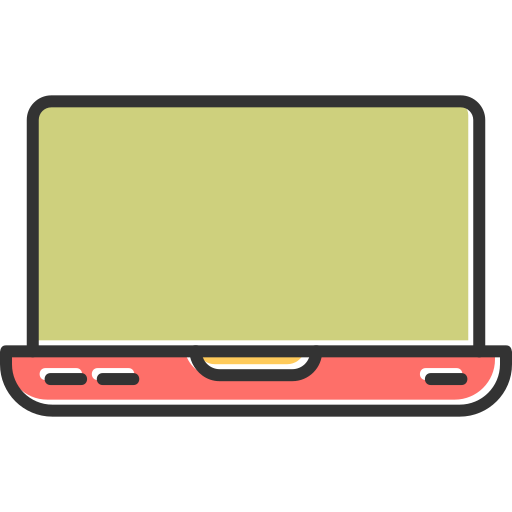 ordenador portátil Generic Color Omission icono