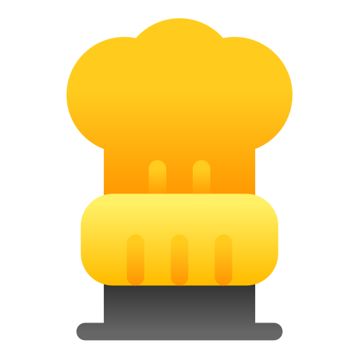 sombrero de cocinero Generic Flat Gradient icono