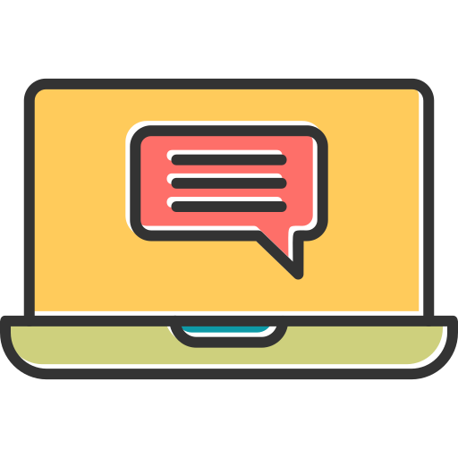 online chat Generic Color Omission icon