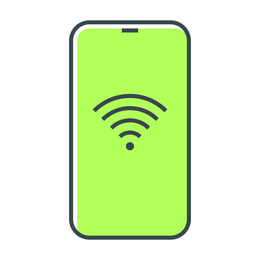 wifi gratis Generic Outline Color icona