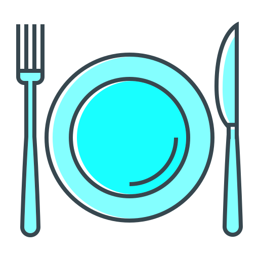 Ресторан Generic Outline Color иконка