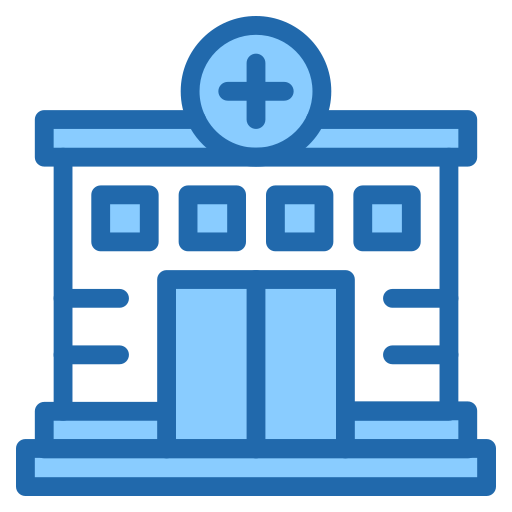 診療所 Generic Blue icon