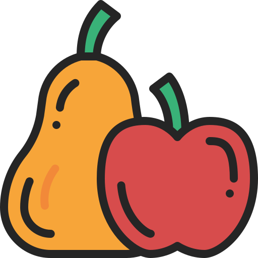 Fruit Generic Outline Color icon