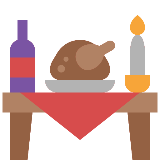 mesa del comedor Generic Flat icono