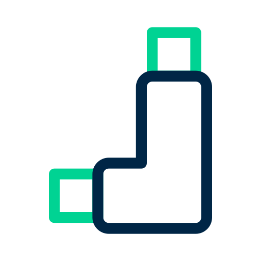 inhalator Generic Outline Color ikona