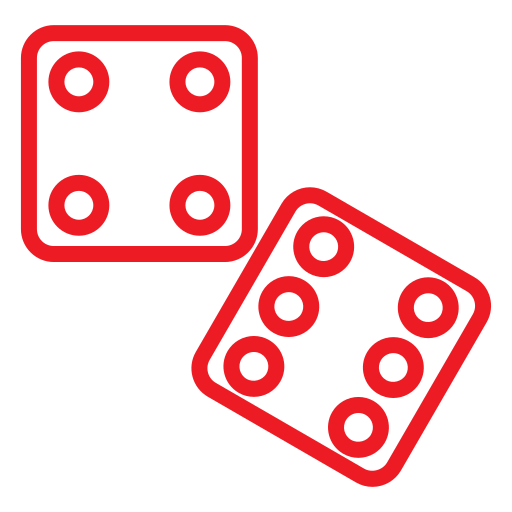 Dice Generic Simple Colors icon