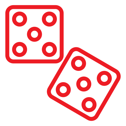 Dice Generic Simple Colors icon