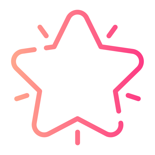 Star rating Generic Gradient icon