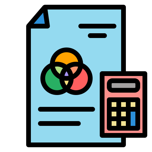 Mathematic Generic Outline Color icon