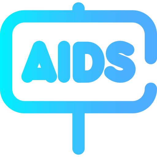 Aids Super Basic Omission Gradient icon