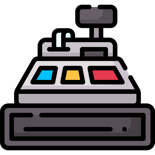 caja registradora Special Lineal color icono