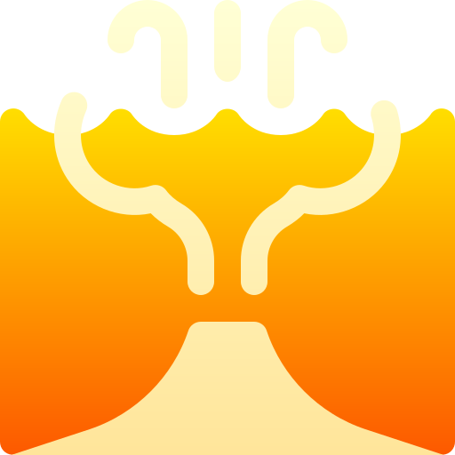 화산 Basic Gradient Gradient icon