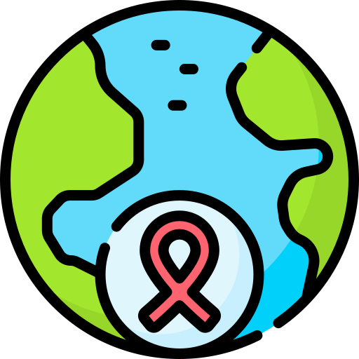 world aids day Special Lineal color icon