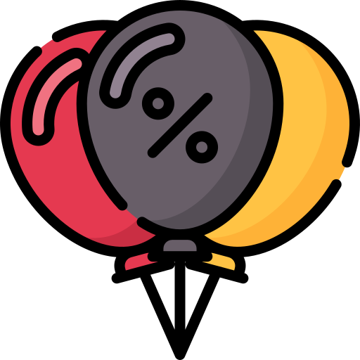 globos Special Lineal color icono