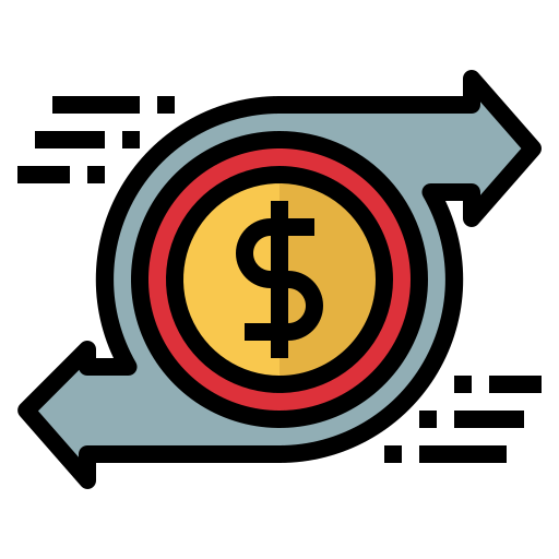 devolución de dinero Generic Outline Color icono