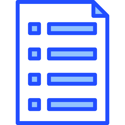 liste de courses Generic Blue Icône