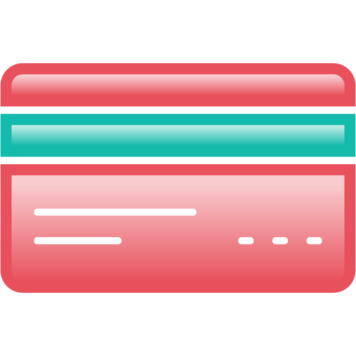 tarjeta de crédito Generic Lineal Color Gradient icono