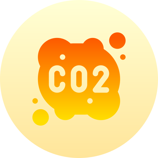 CO2 Basic Gradient Circular icon