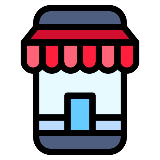 모바일 쇼핑 Generic Outline Color icon