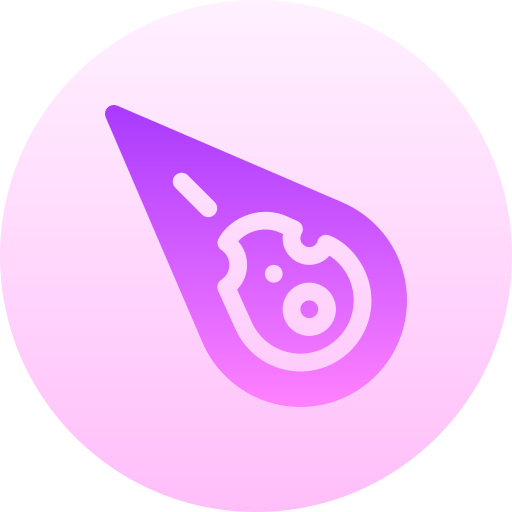 운석 Basic Gradient Circular icon