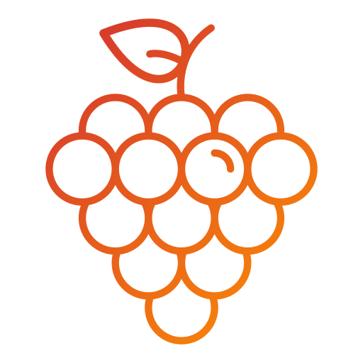 Grapes Generic Gradient icon