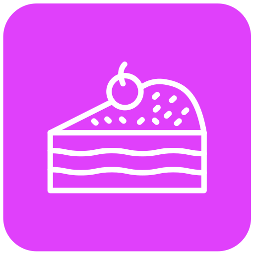 Кусок торта Generic Square иконка