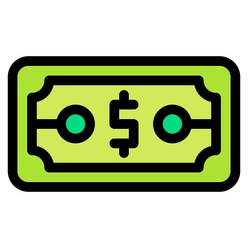 Dollar Generic Outline Color icon
