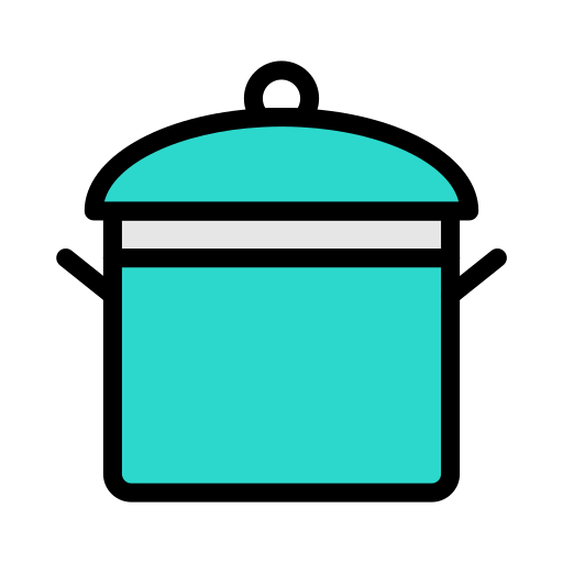 調理鍋 Generic Outline Color icon