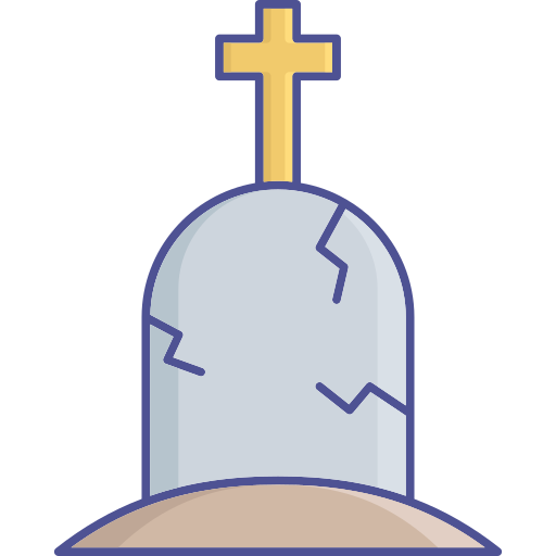 Grave Generic Outline Color icon