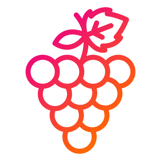druiven Generic Gradient icoon