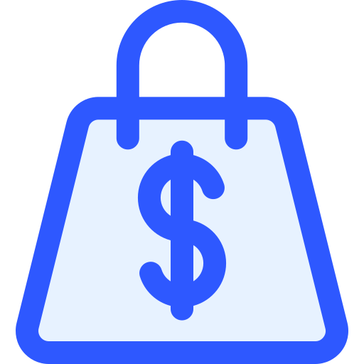 bolsa de la compra Generic Blue icono