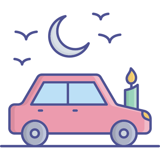 coche Generic Outline Color icono