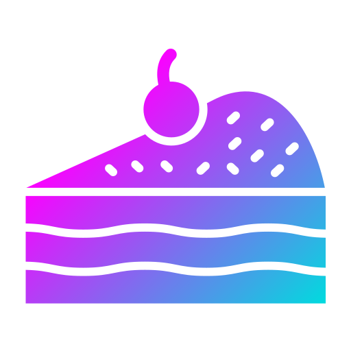 Cake piece Generic Flat Gradient icon