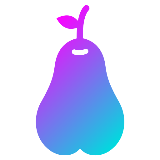 Pear Generic Flat Gradient icon