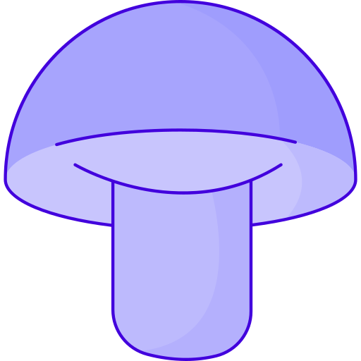 버섯 Generic Thin Outline Color icon