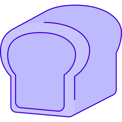 빵 Generic Thin Outline Color icon