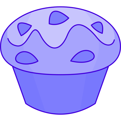 muffin Generic Thin Outline Color icon
