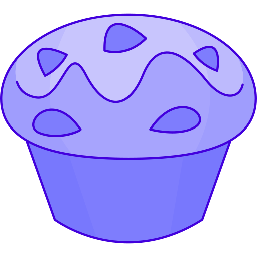 Muffin Generic Thin Outline Color icon