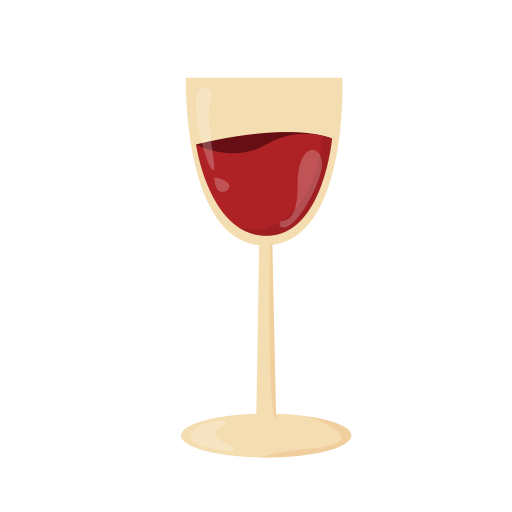 copa de vino Generic Flat icono