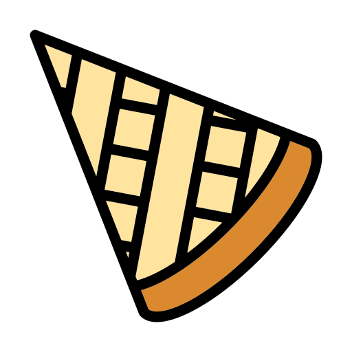 pie de manzana Generic Outline Color icono
