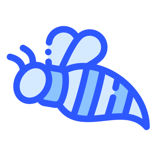 蜂 Generic Blue icon