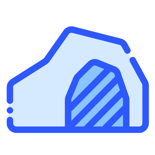 동굴 Generic Blue icon