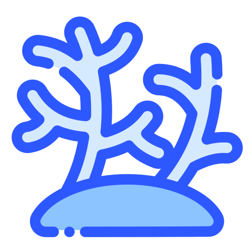 Coral reef Generic Blue icon